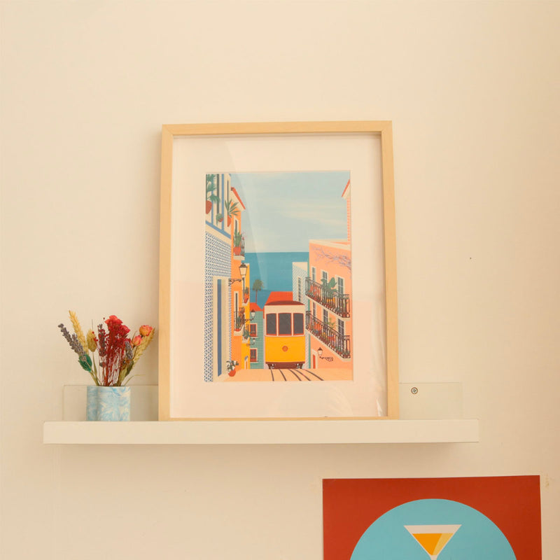 Coffret Peinture Au Numéro - Lisbon Tram par Vero Illustrates