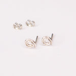 Boucles d'oreilles Olive Argent