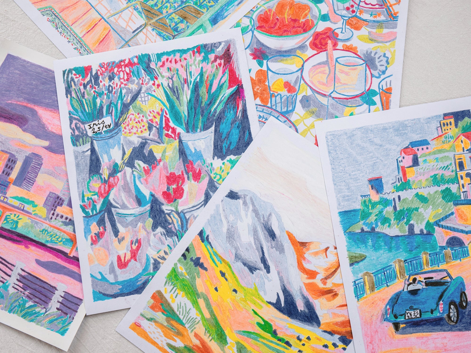 Coffret pastel au numéro Holland Bloom