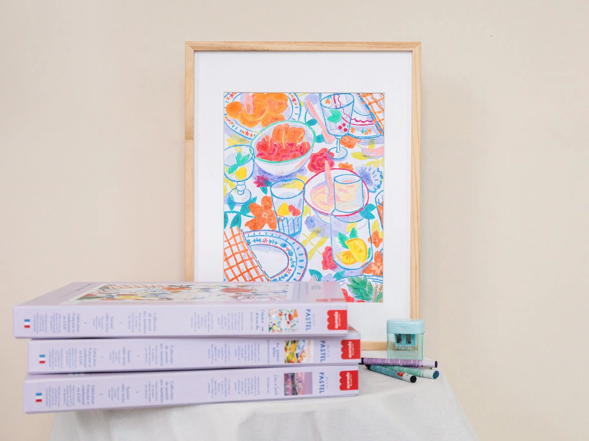 Coffret pastel au numéro Comme un dimanche