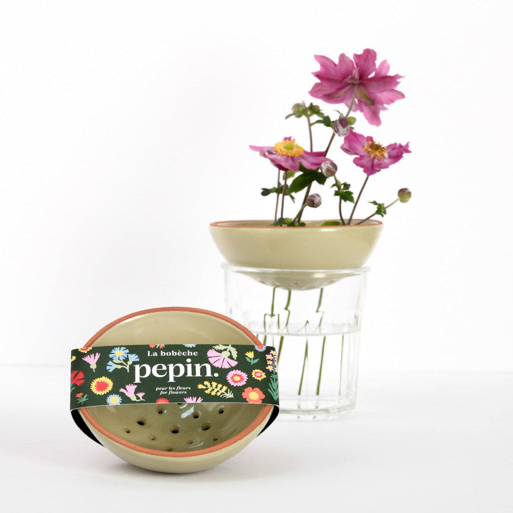 Bobèche pour les fleurs Vert Sauge