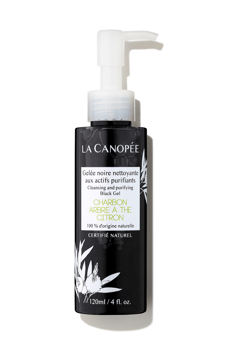 Black cleansing jelly with purifying active ingredients