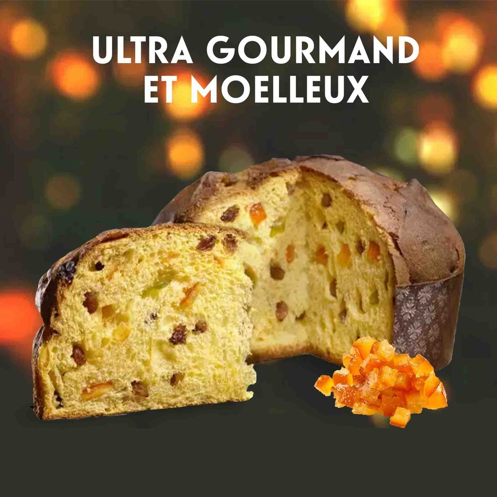 Panettone Traditionel Boite métal Voyage en Sicile