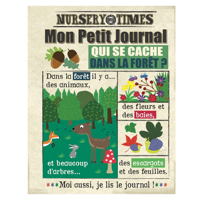 journal sur la forêt découverte bébé