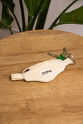 Porte-clés Côme Velours Beige