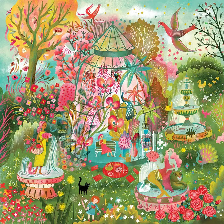 Puzzle Greenhouse Fountains Carré