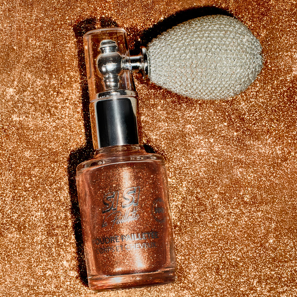 Spray poudre pailletée