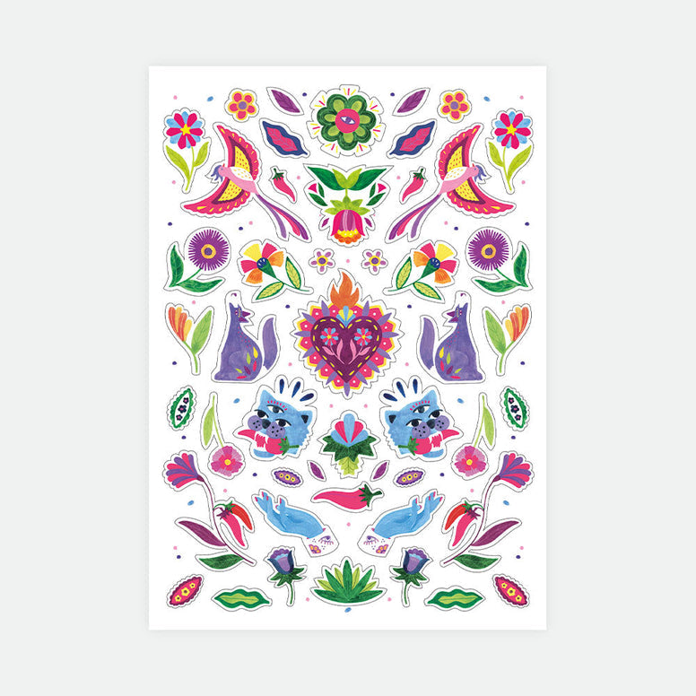 Stickers Mexican Jungle