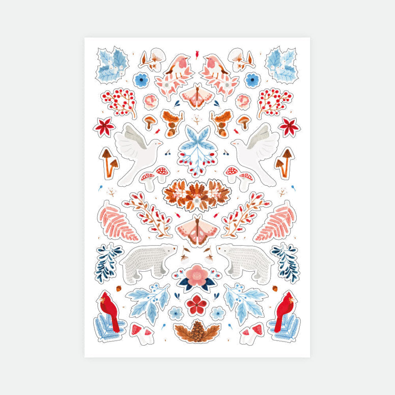 Stickers White Winter