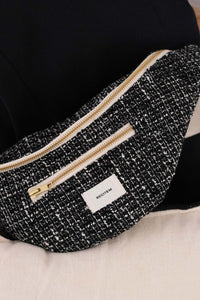 Banane Jenna Velours côtelé noir