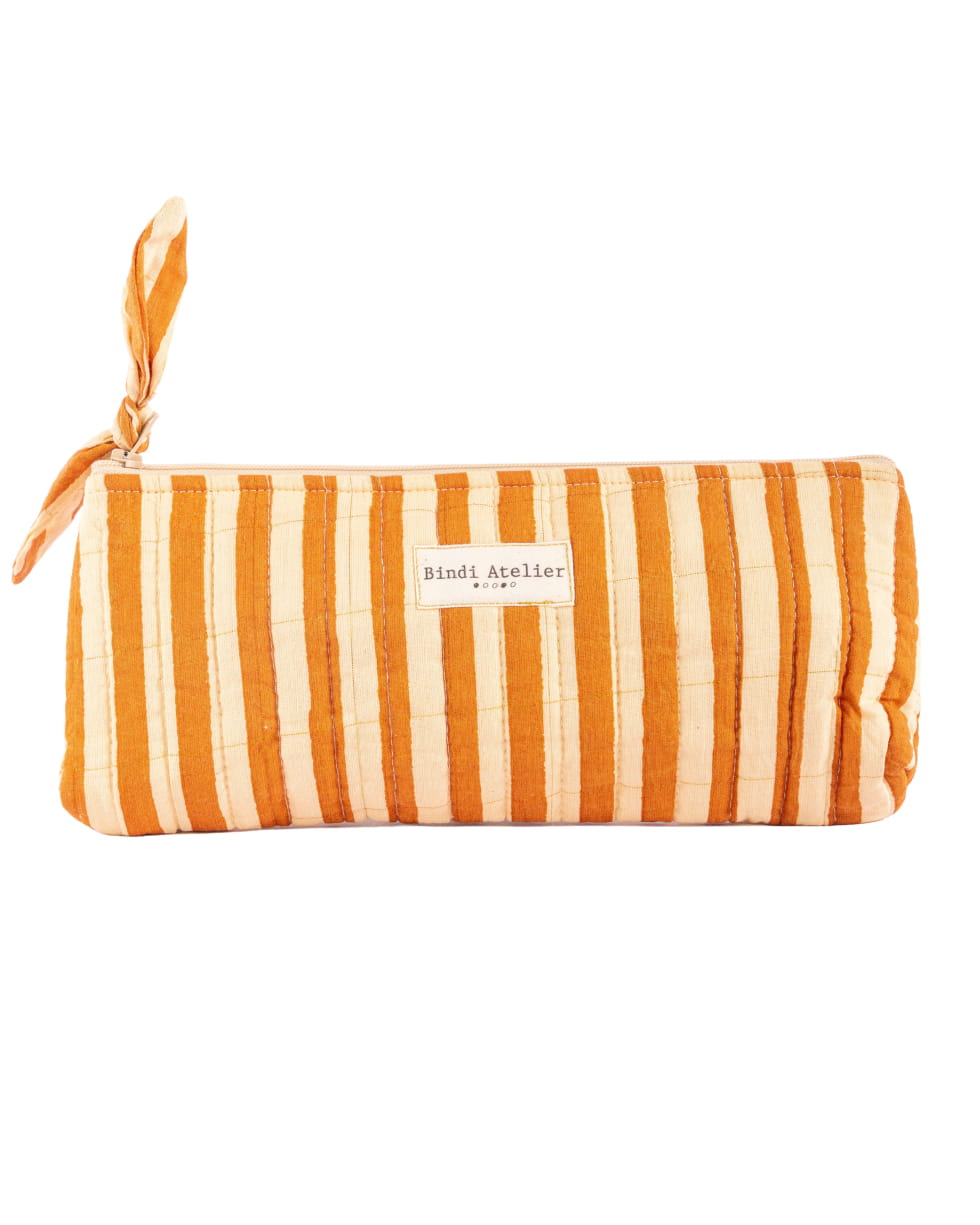 Trousse crayons - Stripes Cream