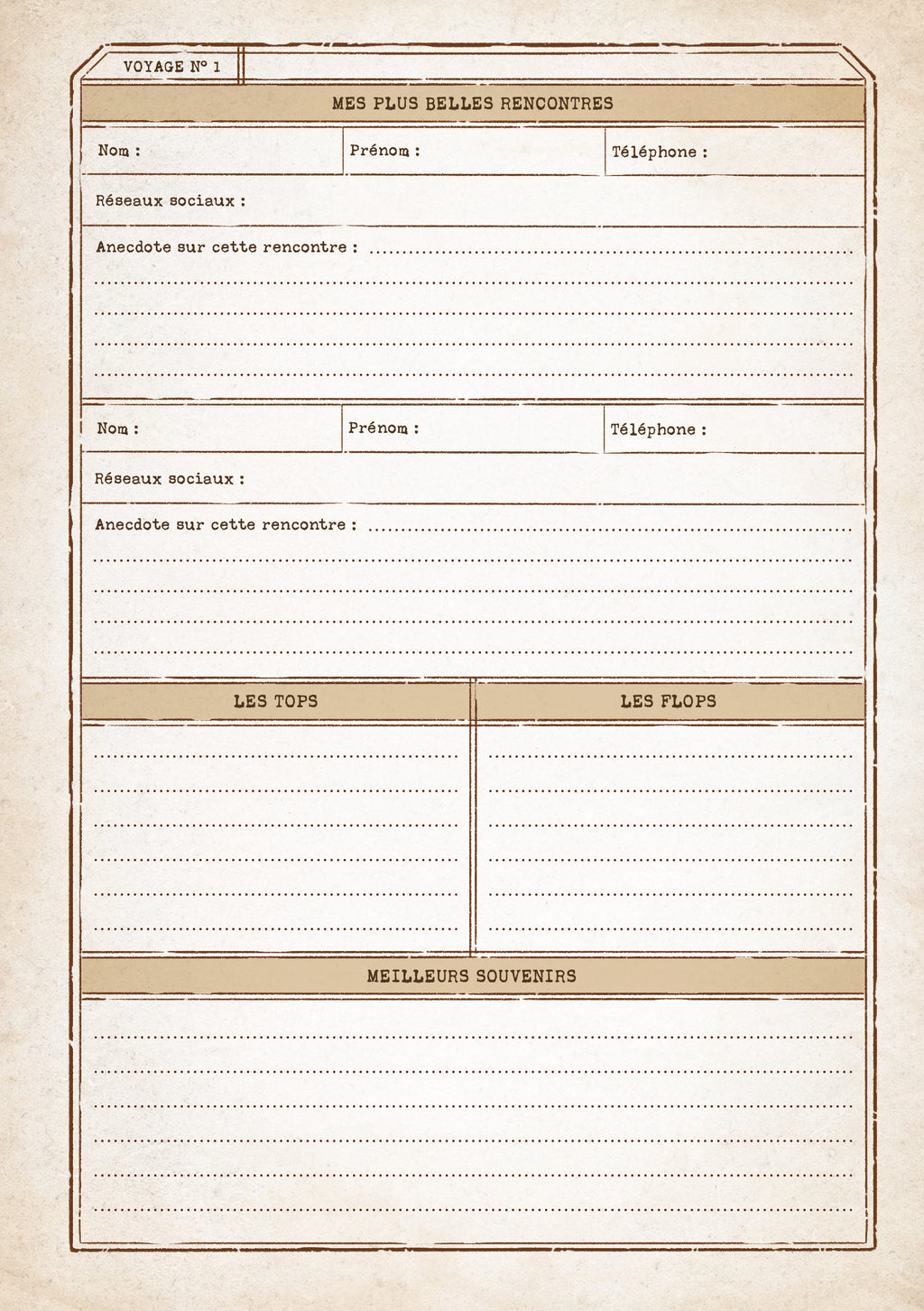 Carnet de Voyage Train