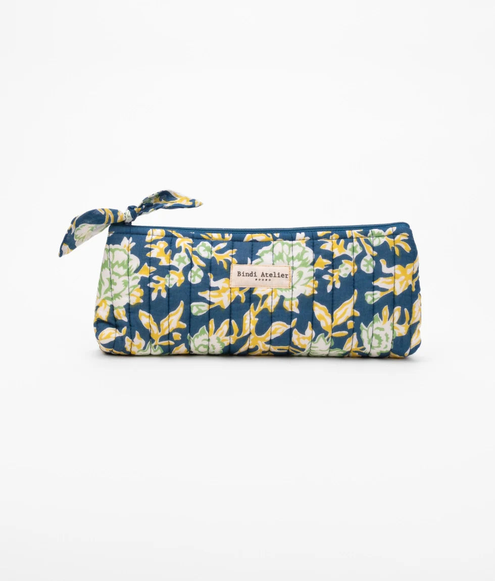 Trousse Crayons Bouquet du Matin Lagon