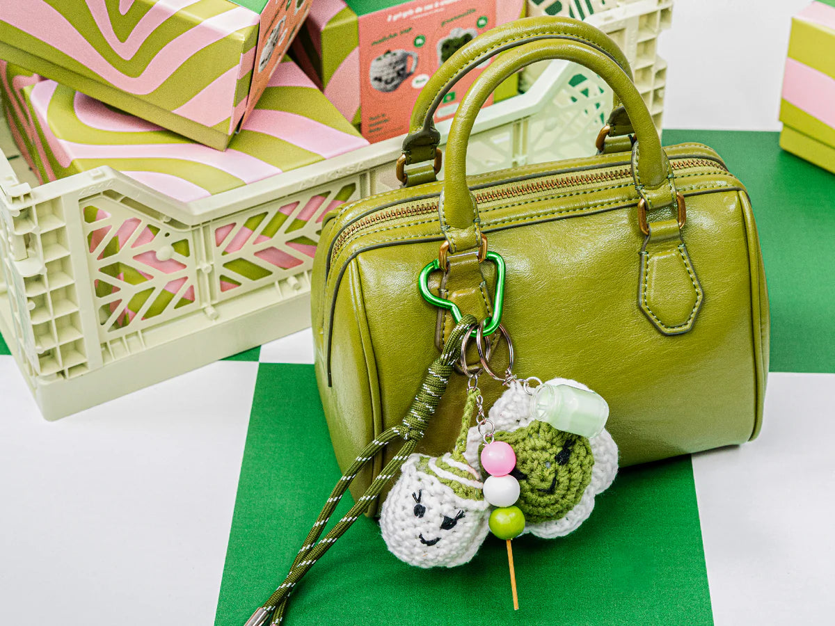 Kit DIY Crochet Bag Charms Matcha Club