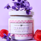 Mermelada de violeta y frambuesa