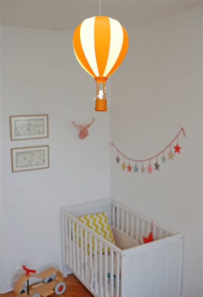 lampe enfant montgolfière made in france orange