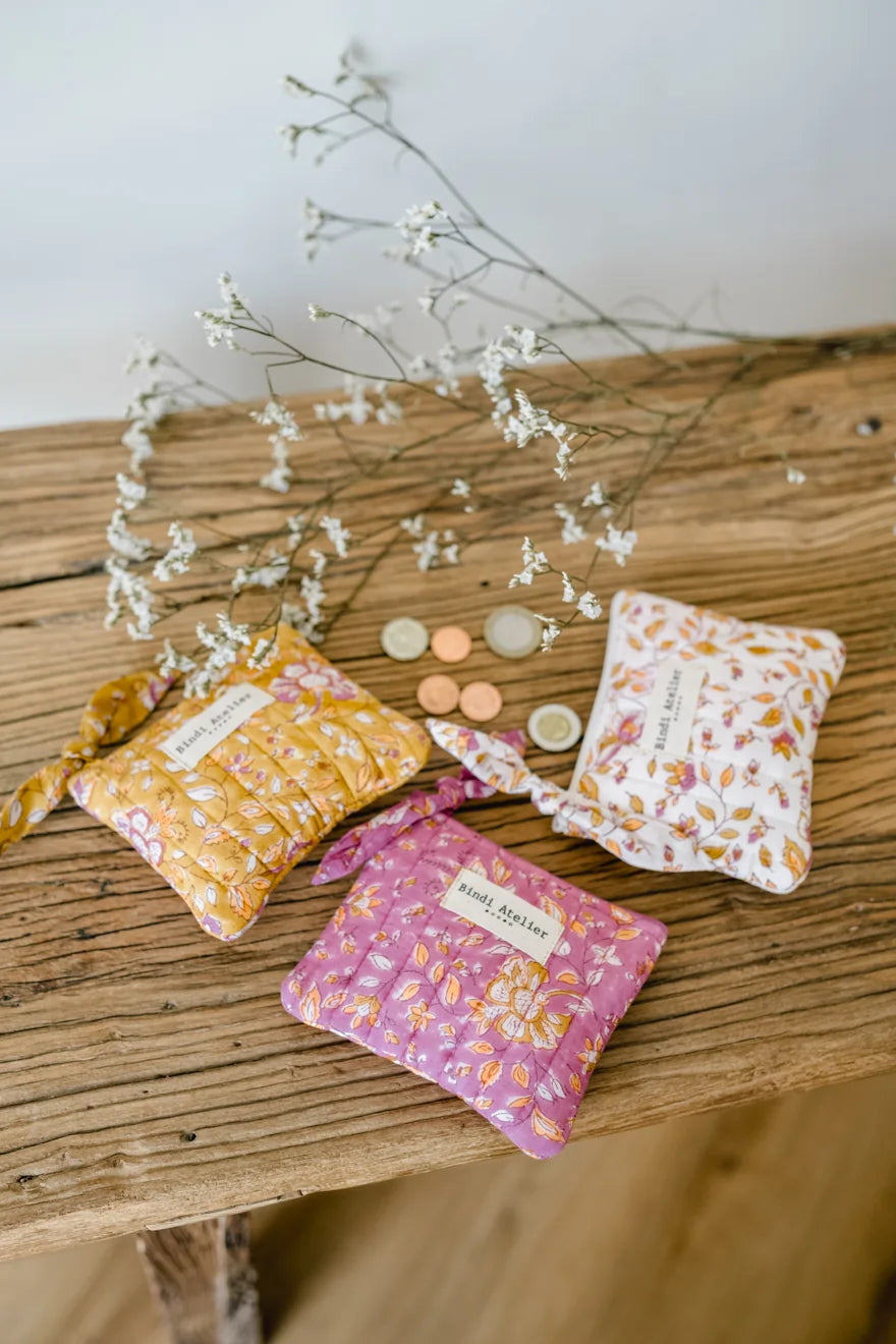 Porte-Monnaie Folk Story Pink