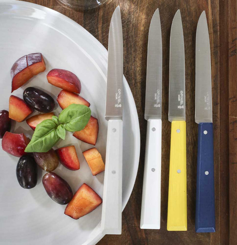 couteau de table colorés opinel pour la table