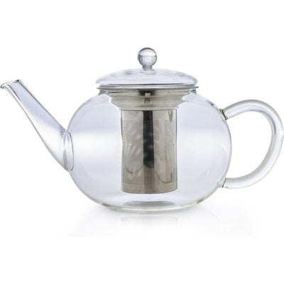 théière thé en verre fleurs de thé 1,6L
