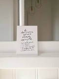 Carte Le Bonheur est une chose simple