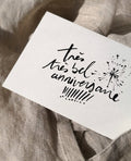 Carte Très bel anniversaire