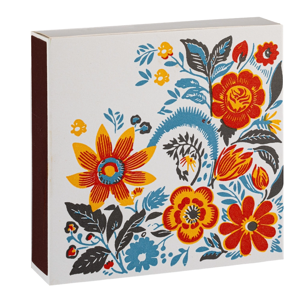 Boîte d'allumettes - Flowers - Pièce - Archivist