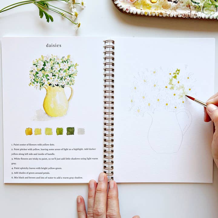 Carnet d'Aquarelle Flowers
