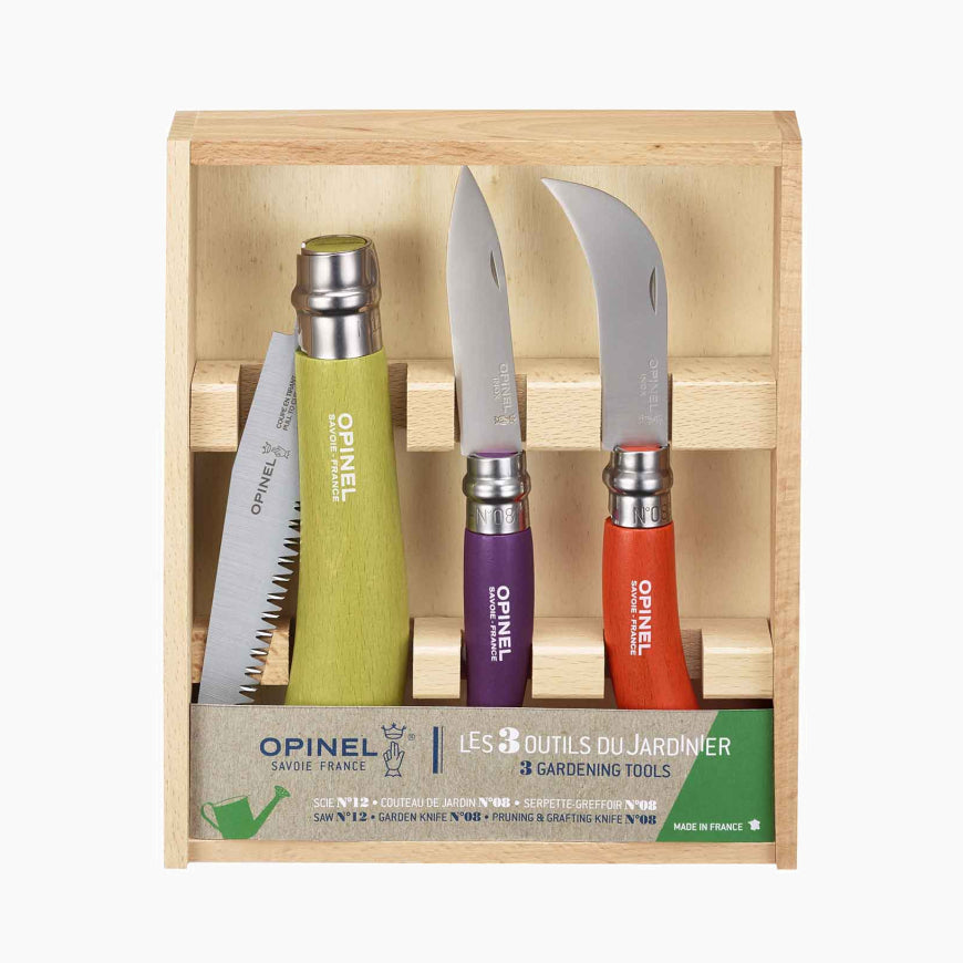 Les 3 outils de poche aux couleurs printanières qui donnent envie de jardiner.