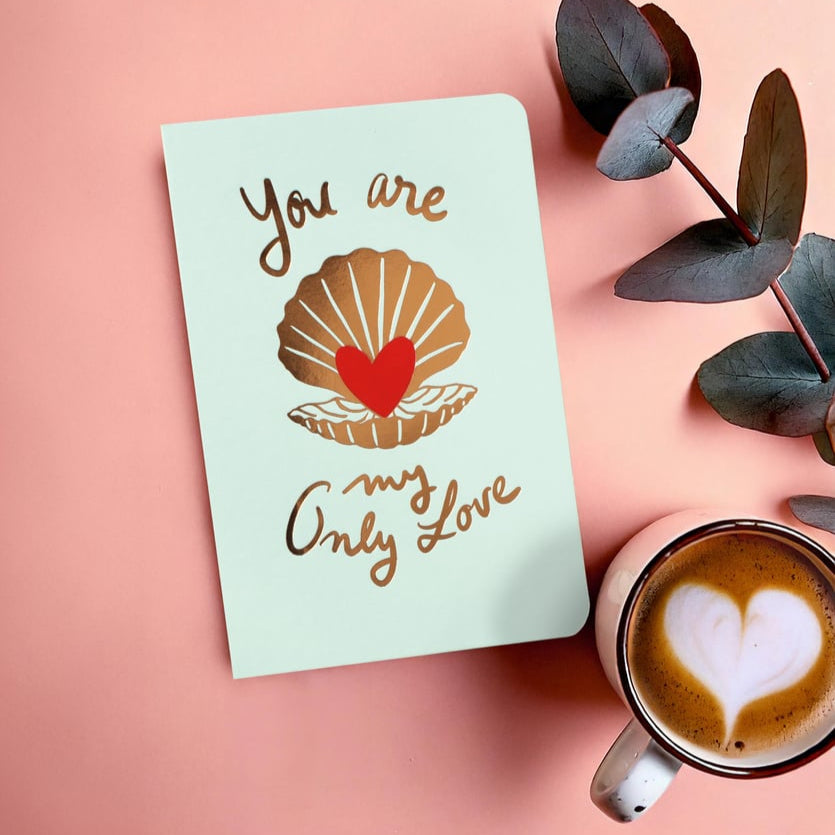 Carte Perle Coeur
