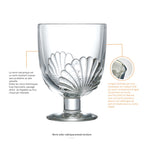 Belle Ile stemmed glass