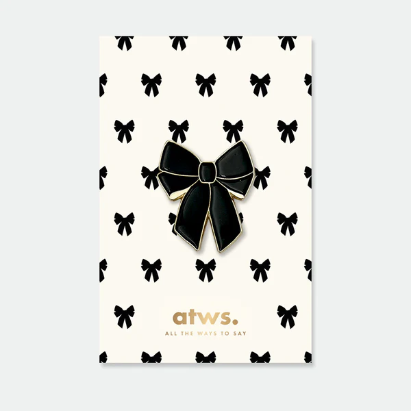 Pin's Black Bow