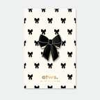 Pin's Black Bow