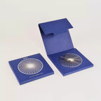 Broche Magnétique Solar Petite Argentée Mat