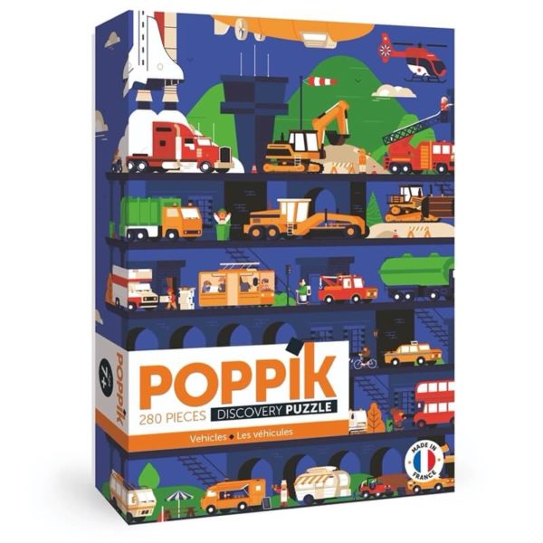 Vehicles Puzzle - 280 pieces - Poppik