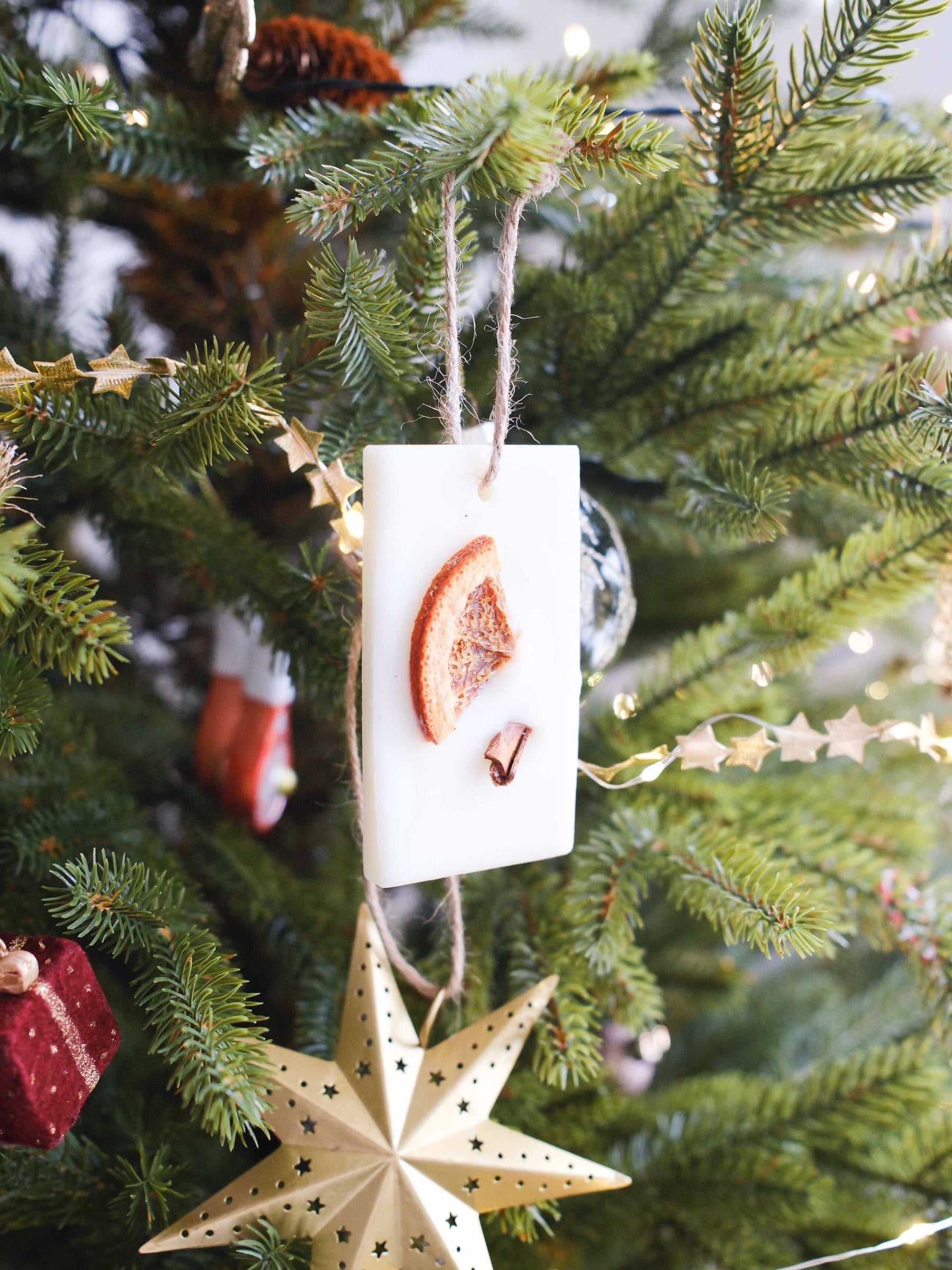 Tablette de cire parfumée Orange épicée