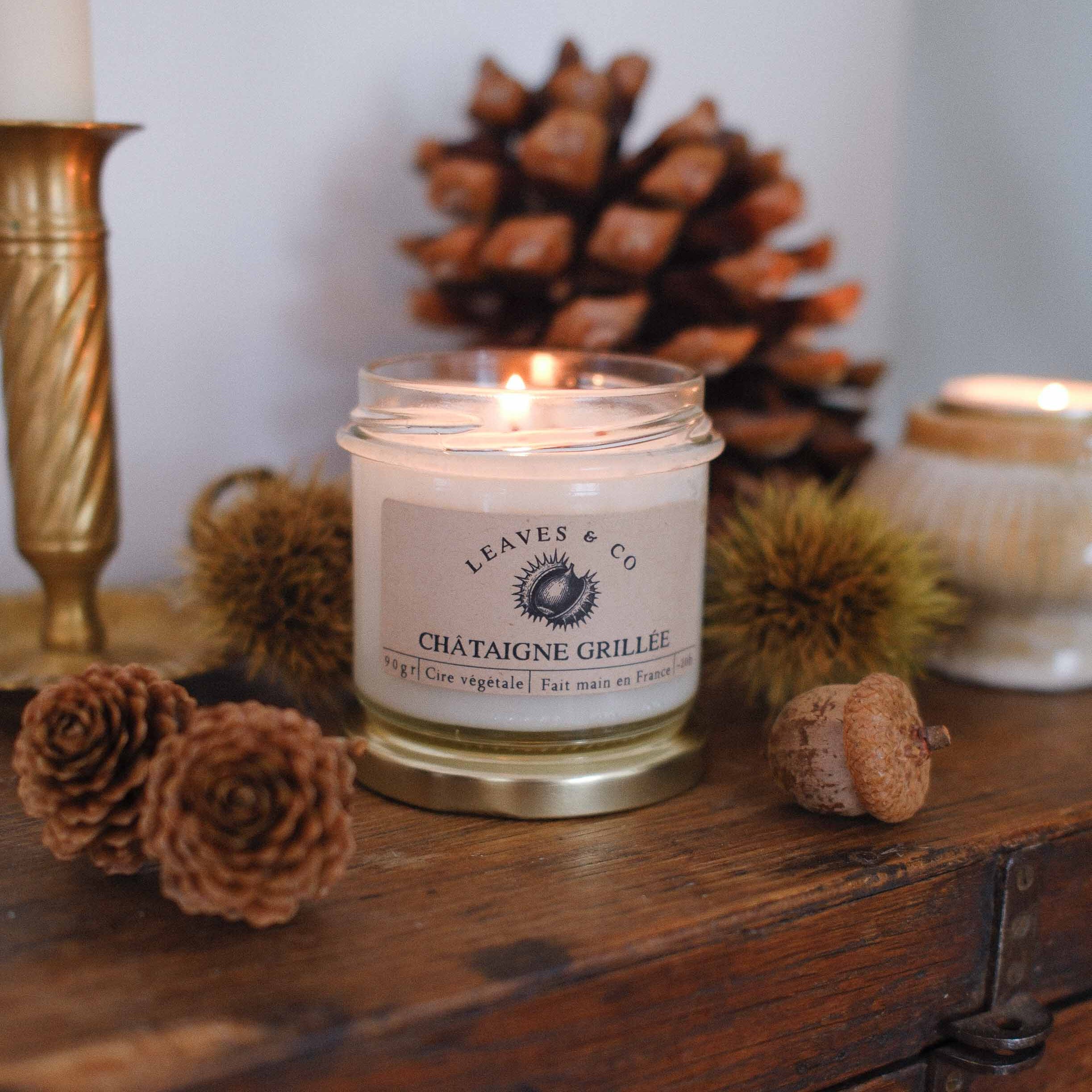 Bougie Châtaigne grillée