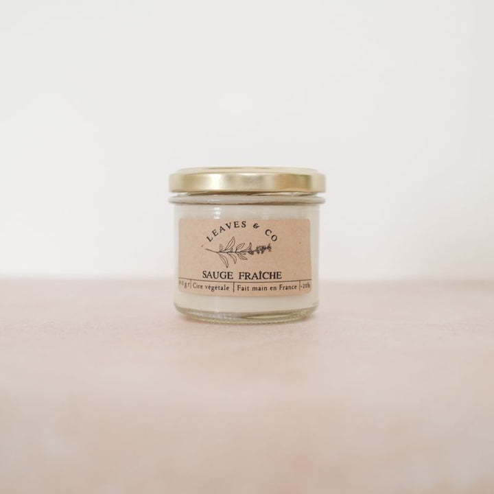 Vela de salvia fresca
