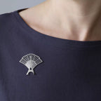 Festive Eiffel Magnetic Brooch