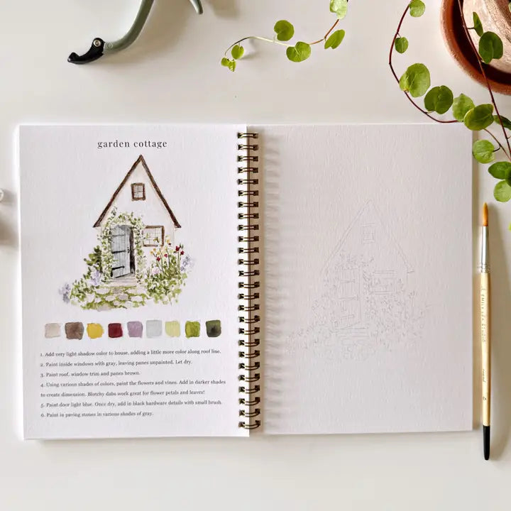 Carnet d'Aquarelle Garden