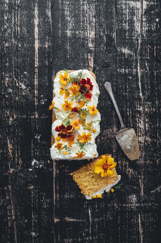 Flowers on a plate