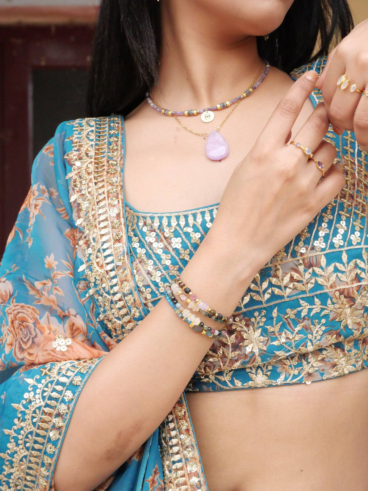 Bracelet Nandini – Agate Indienne