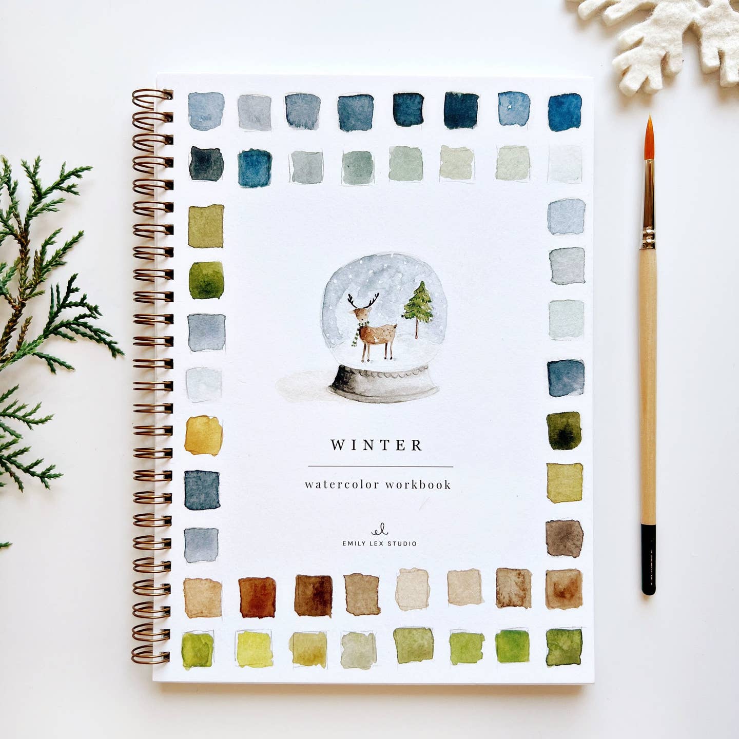 Carnet d'Aquarelle Hiver