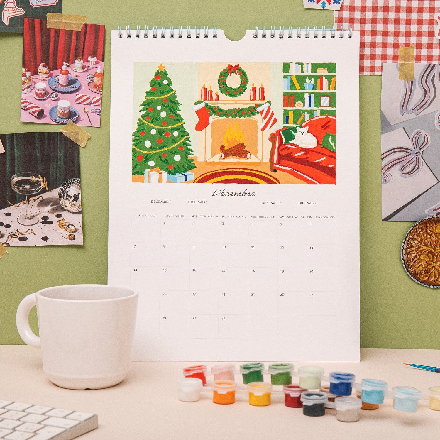 2026 calendar to paint