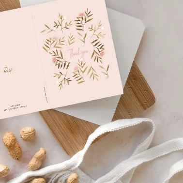 Carte Thank you rose