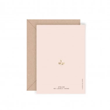 Carte Thank you rose