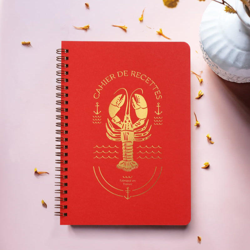 Carnet De Recettes Homard rouge