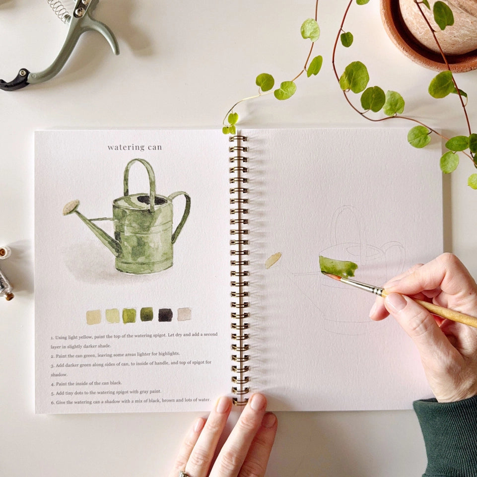 Carnet d'Aquarelle Garden