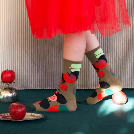 Chaussette Pomme Taupe