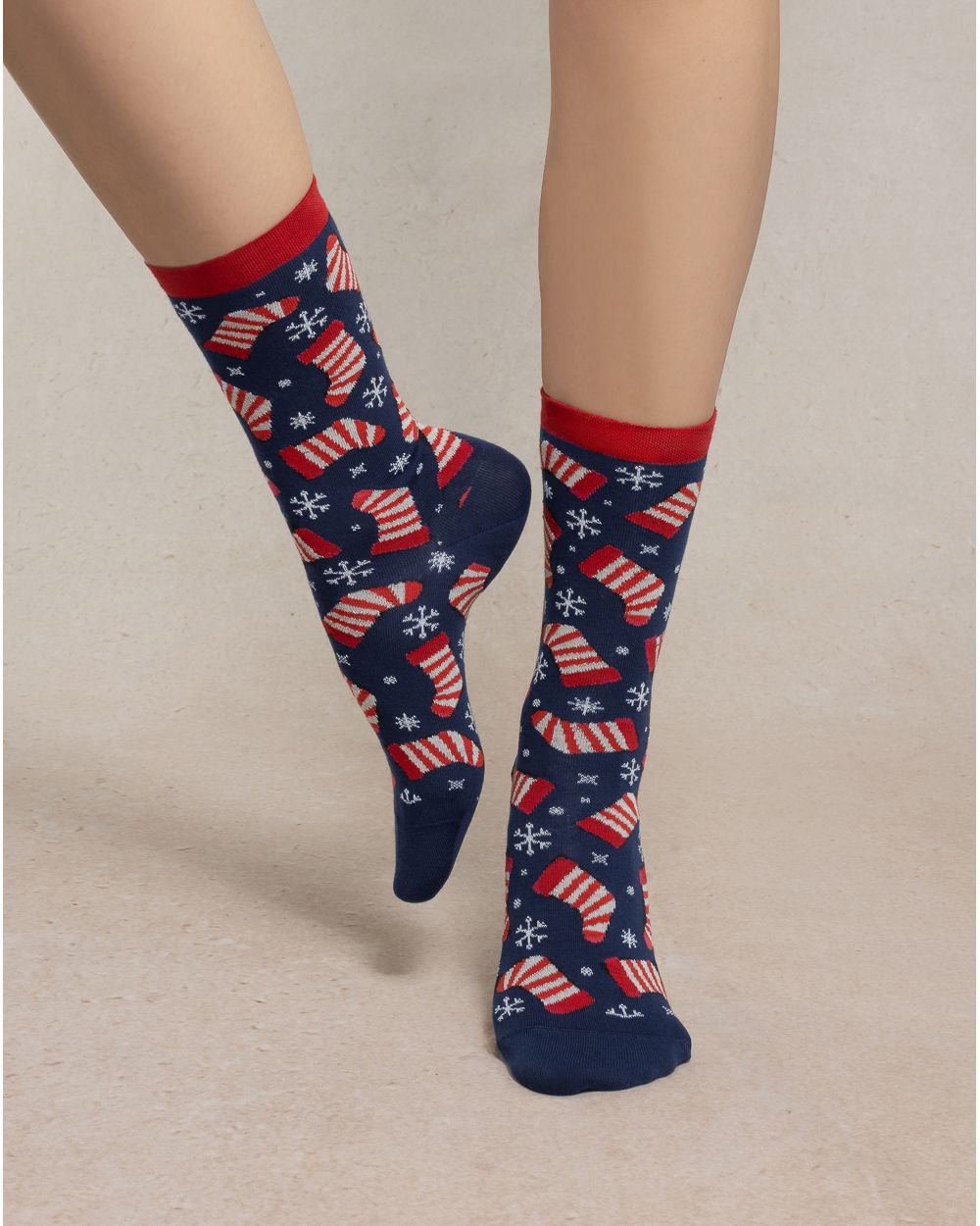 Chaussette Noël Marine