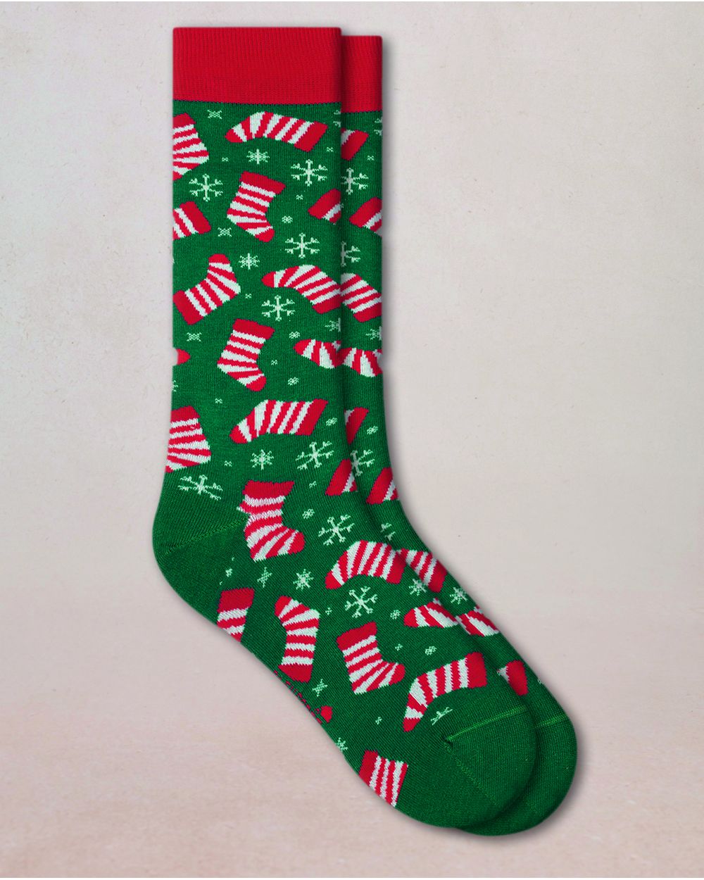 Chaussette Noël Père Noël Vert
